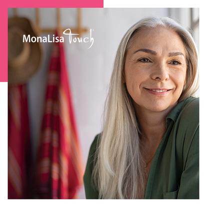 Femme dans la cinquantaine ayant fait le traitement Mona Lisa Touch